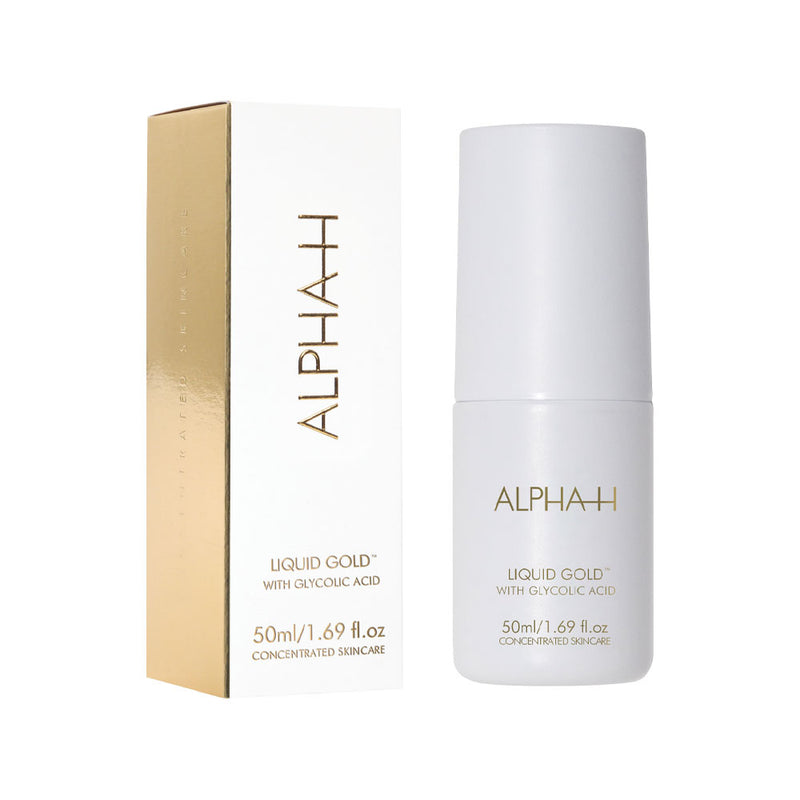 Alpha H Liquid Gold  Exfoliating Tonic 2x50ml showing 1 out of packaging