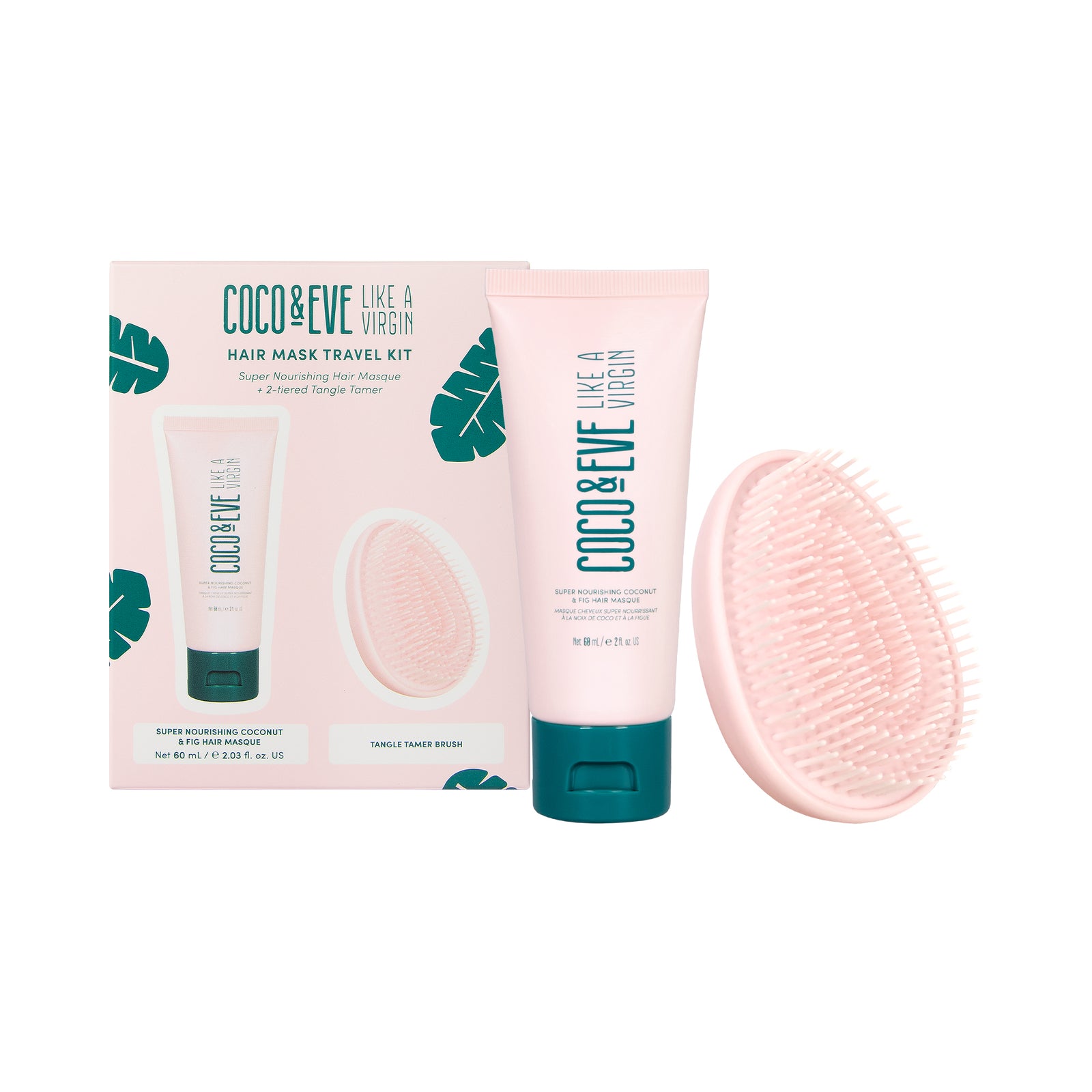 ベラフォーマ ココイストセット Coco & Eve Like a Virgin Hair Mask and Brush Travel Set – Beauty Boat
