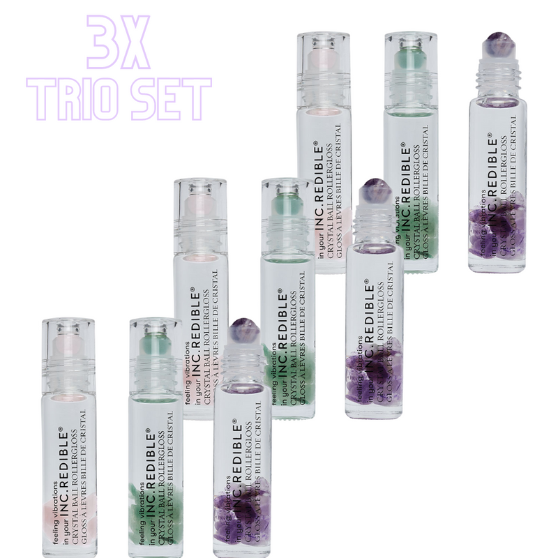 3 x INC.redible Crystals Rollerball set 3x7ml Special Offer 