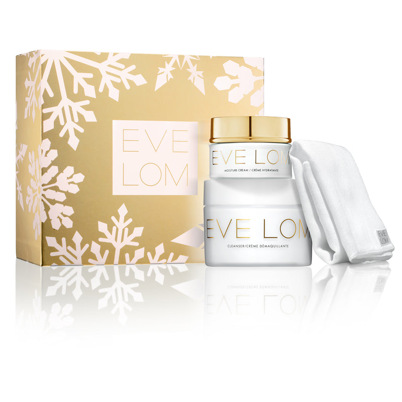Eve Lom Begin & End Gift Set Eve Lom Cleanser 200ml Muslin Cloth x 1 Eve Lom Moisture Cream 50ml
