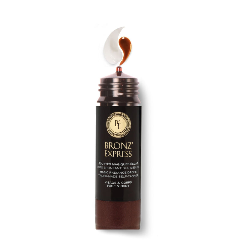 Bronz'Express Self-Tanning Drops Magic Radiance for Face & Body 30ml texture swatches