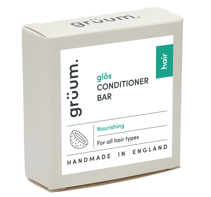 Gruum-glos-Plastic Nourishing Conditioner Bar - Coconut oil 50g