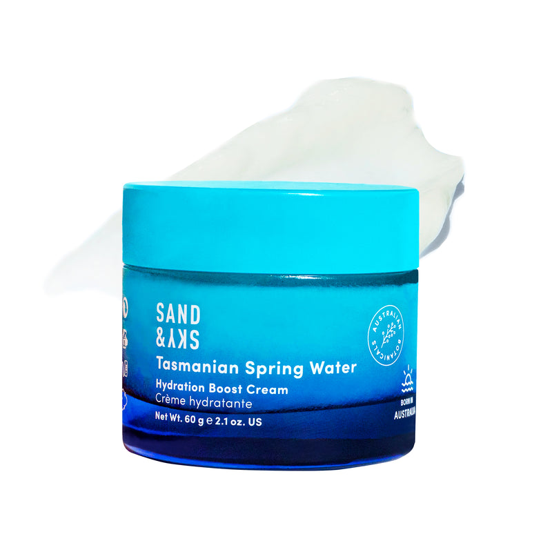 Sand & Sky Tasmanian Spring Water Hydration Boost Cream 60g splash
