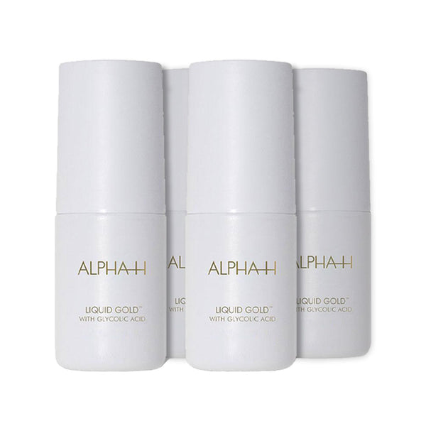 Alpha-H Liquid Gold 4x50ml Multi-Pack) You will receive 4x50ml travel size bottles. Keep it all or share with your friends!