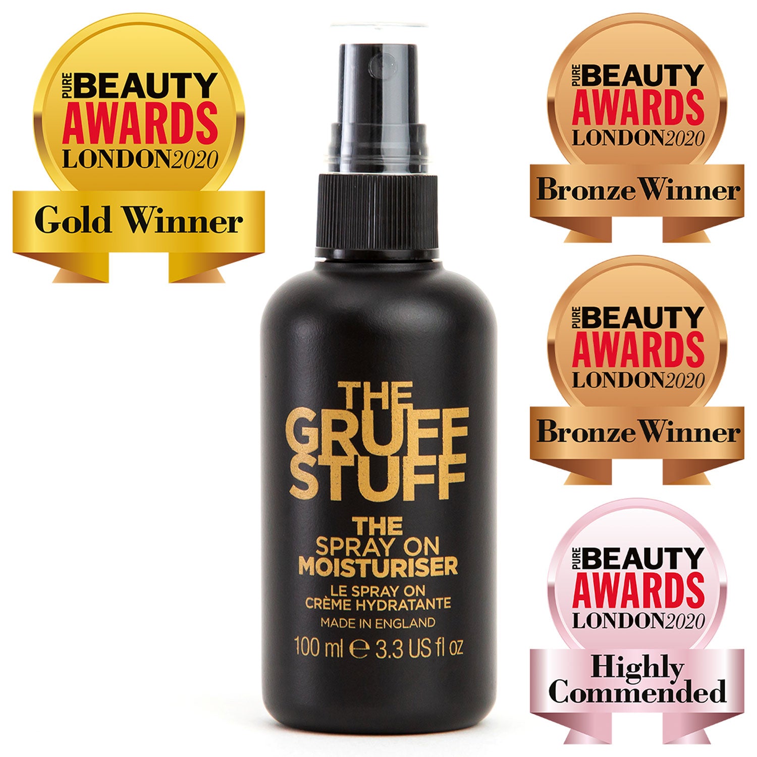 THE GRUFF STUFF The Spray On Moisturiser 100ml